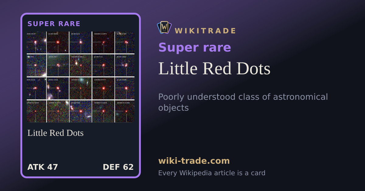 Little Red Dots — Super rare card