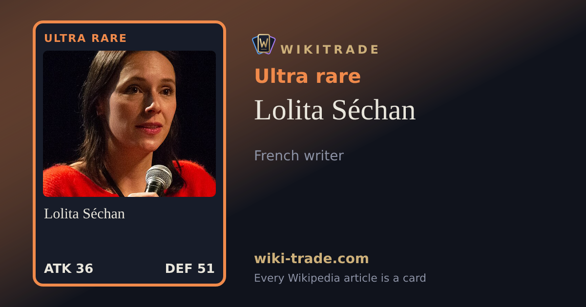 Lolita Séchan — Ultra rare card