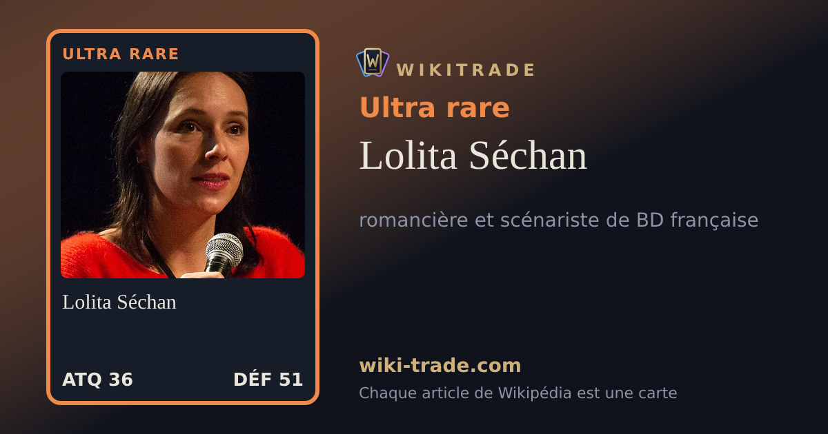 Lolita Séchan — carte Ultra rare