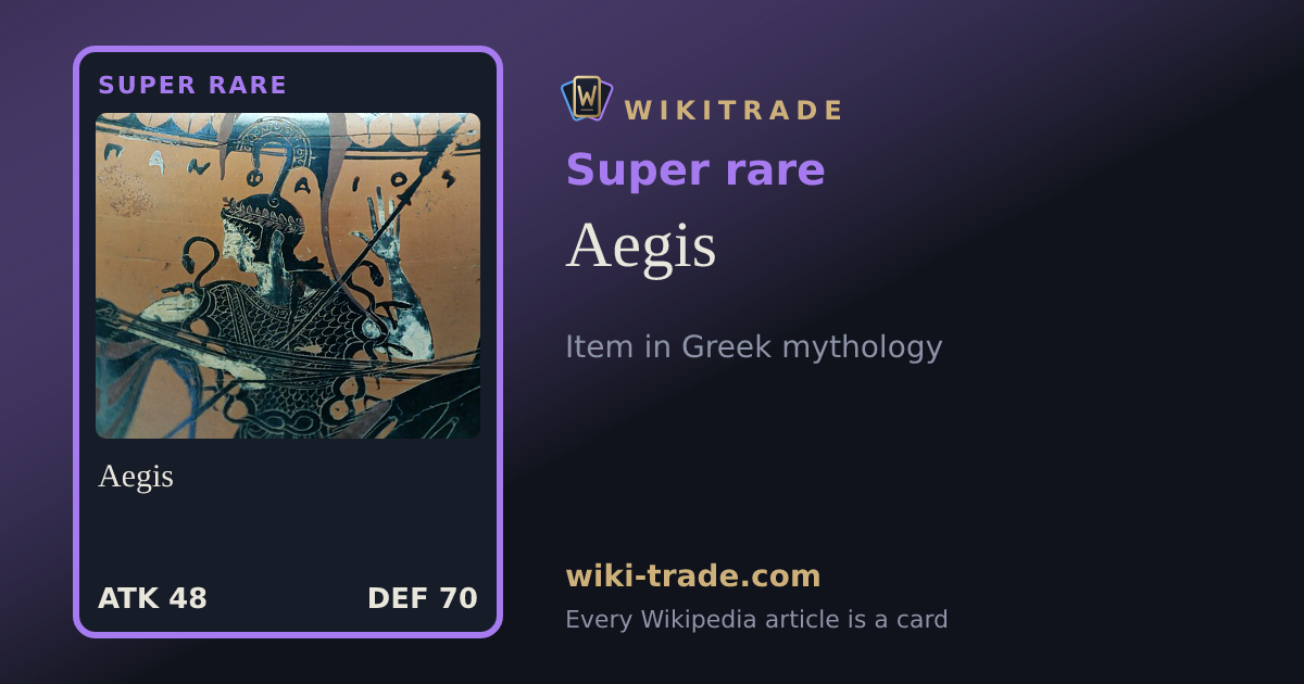 Aegis — Super rare card