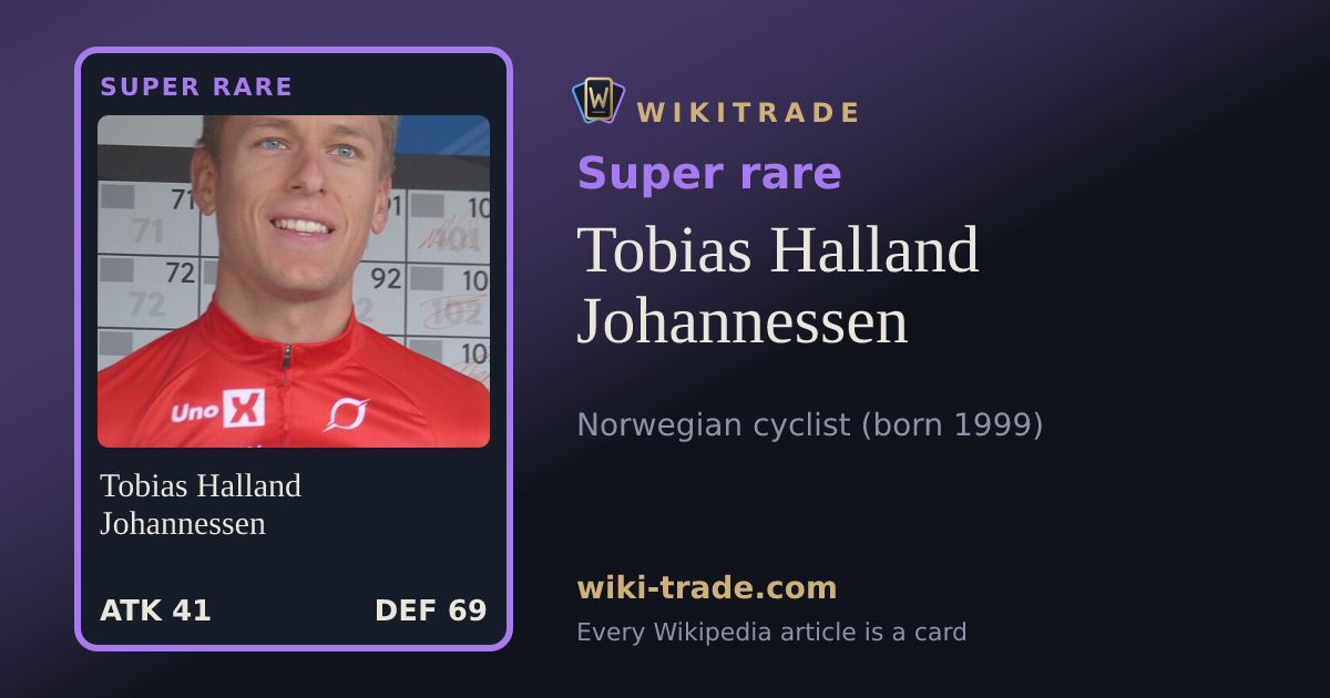 Tobias Halland Johannessen — Super rare card