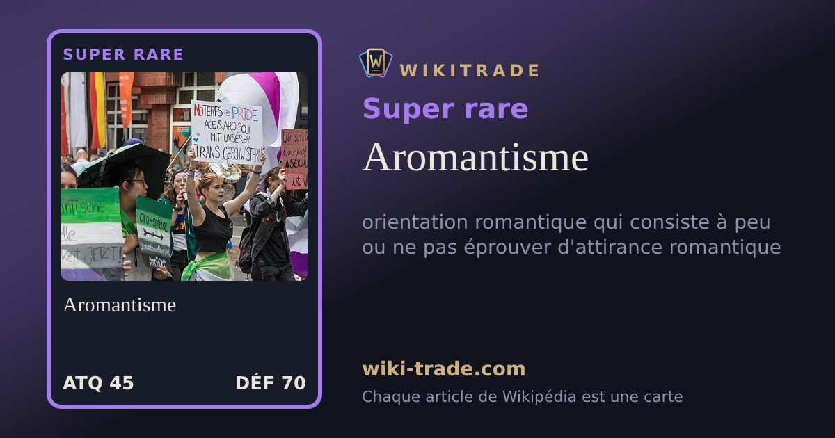 Aromantisme — carte Super rare