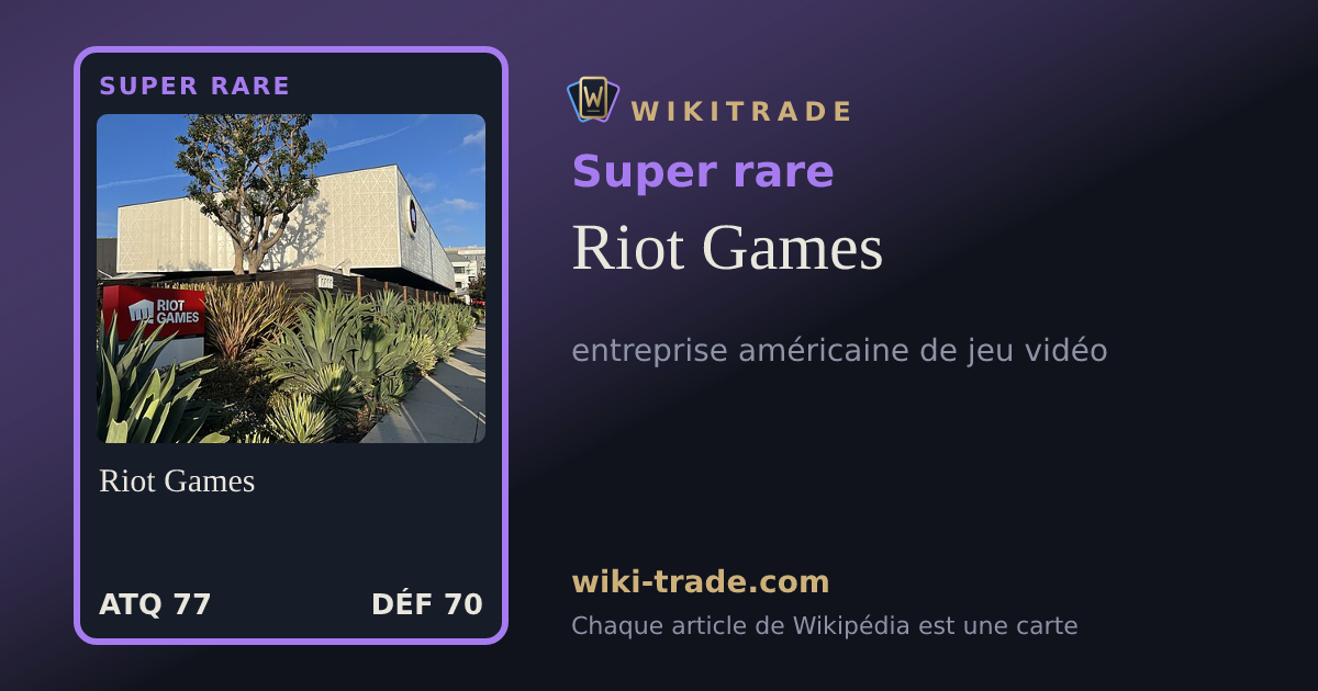 Riot Games — carte Super rare