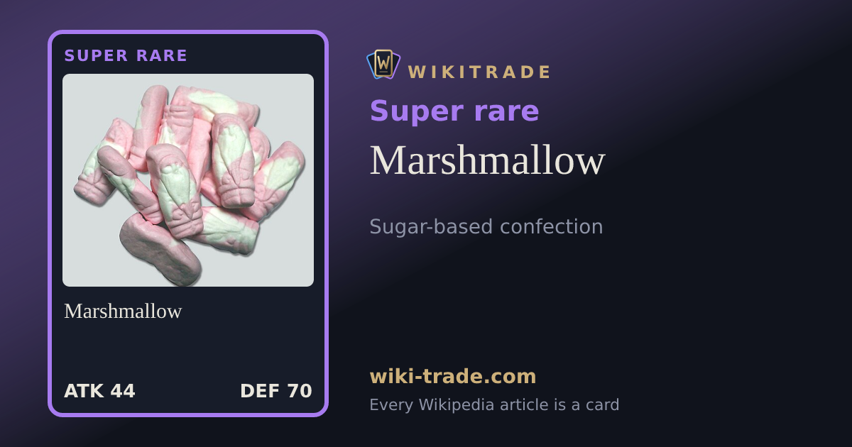 Marshmallow — Super rare card