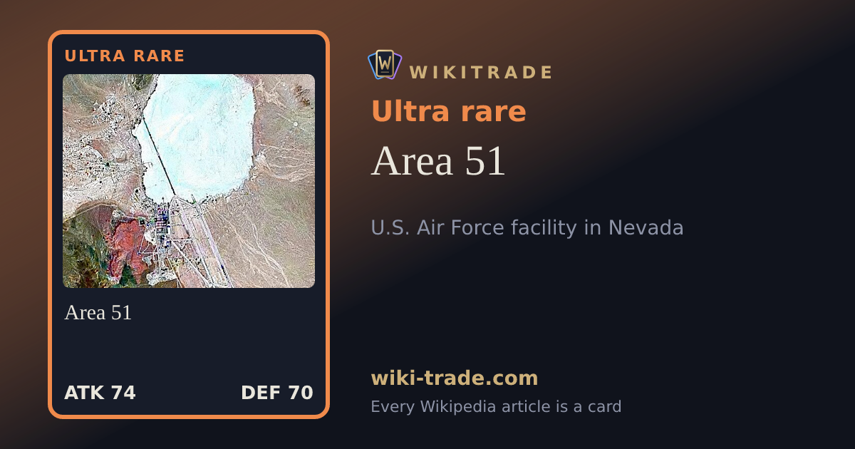 Area 51 — Ultra rare card