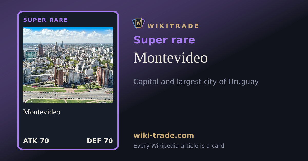 Montevideo — Super rare card