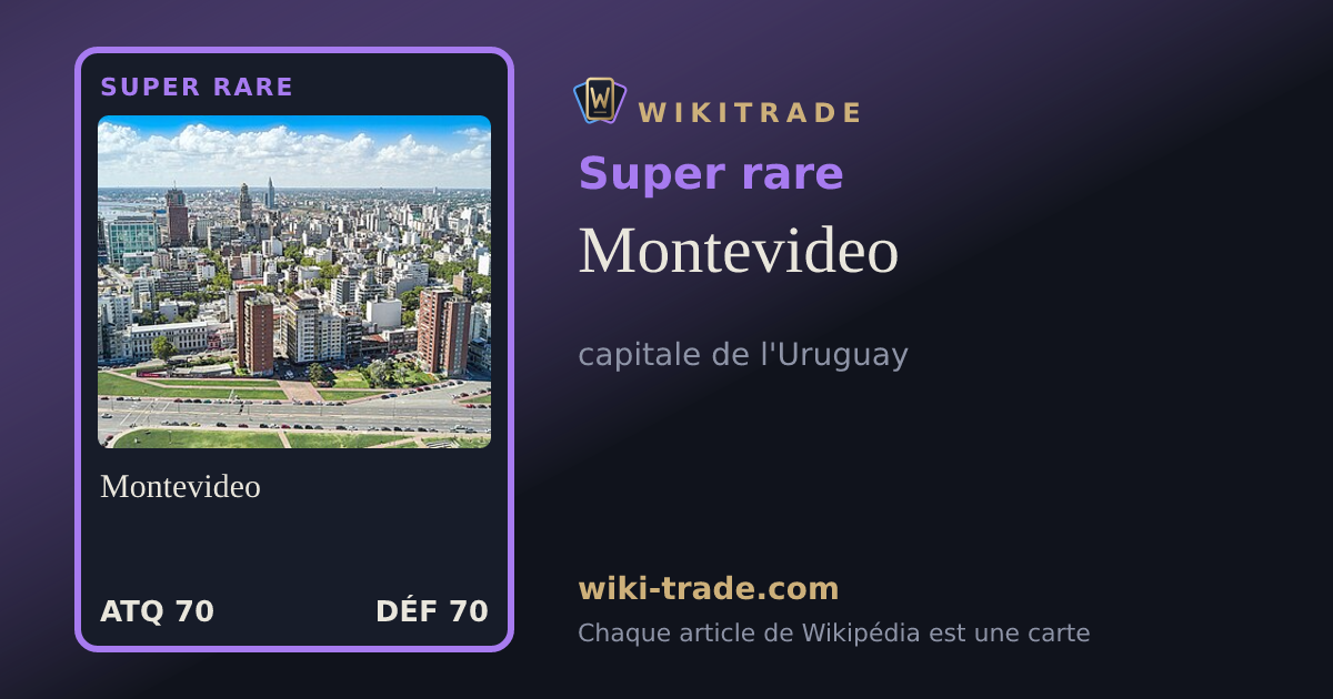 Montevideo — carte Super rare