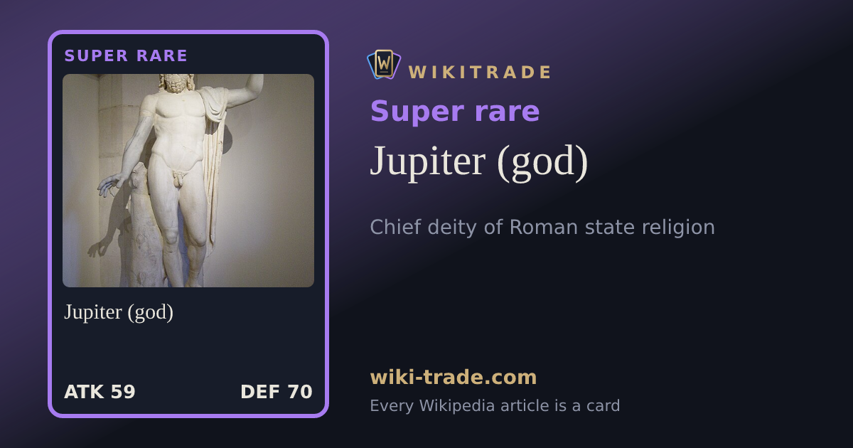 Jupiter (god) — Super rare card