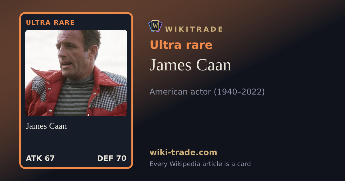 James Caan — Ultra rare card
