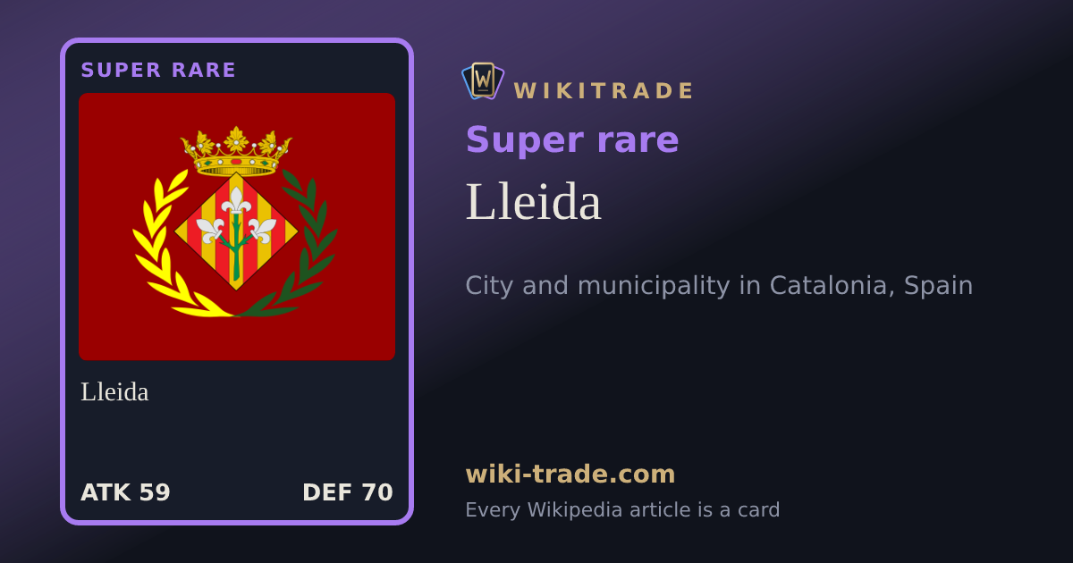 Lleida — Super rare card