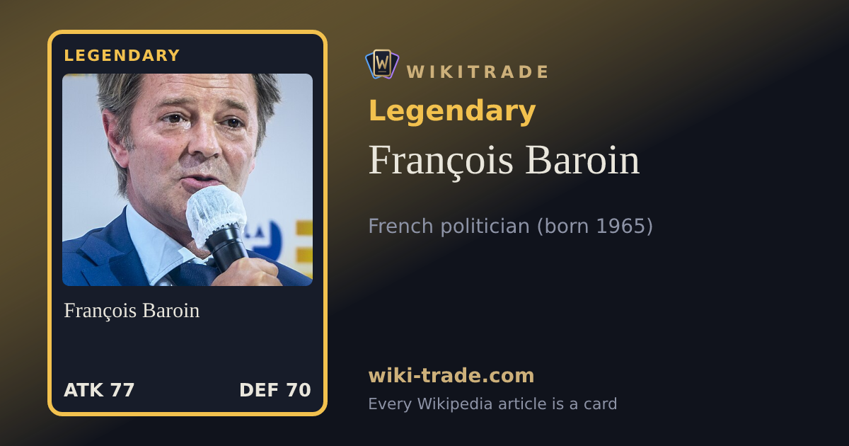 François Baroin — Legendary card