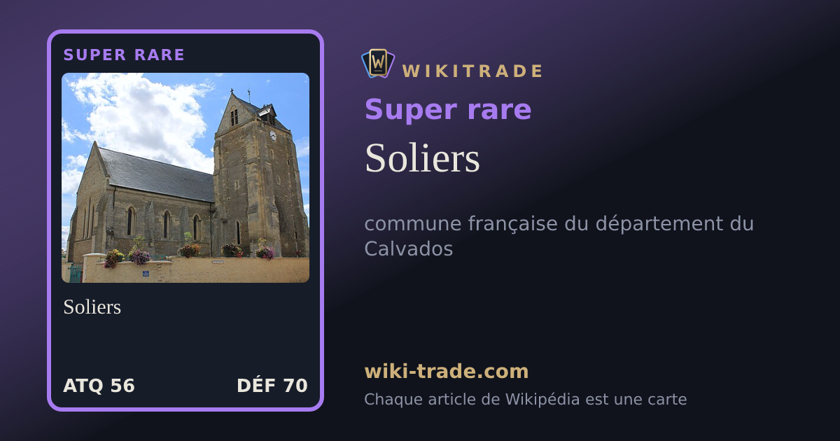 Soliers — carte Super rare
