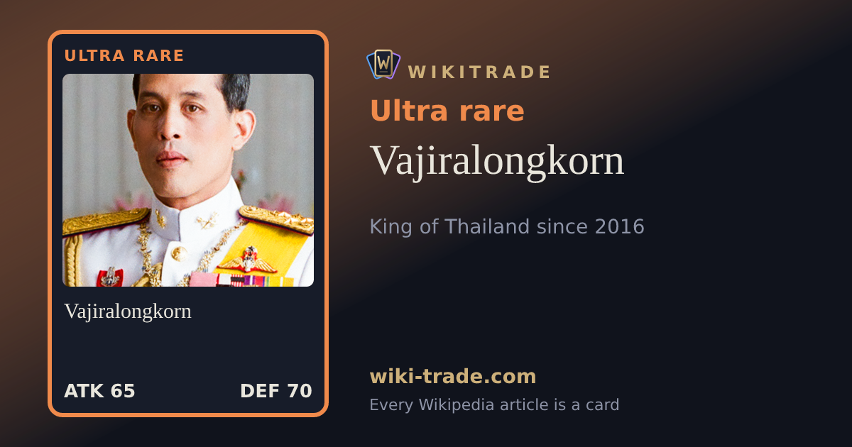 Vajiralongkorn — Ultra rare card