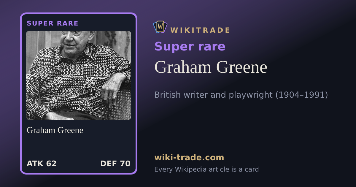 Graham Greene — Super rare card