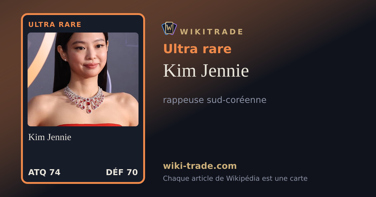 Kim Jennie — carte Ultra rare