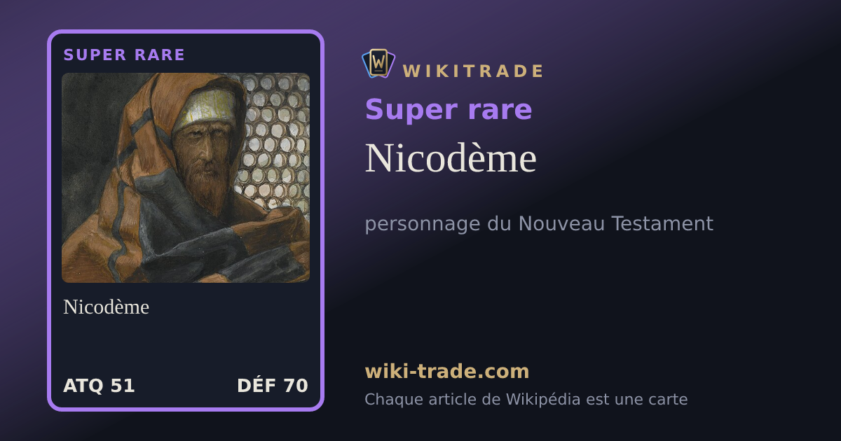 Nicodème — carte Super rare