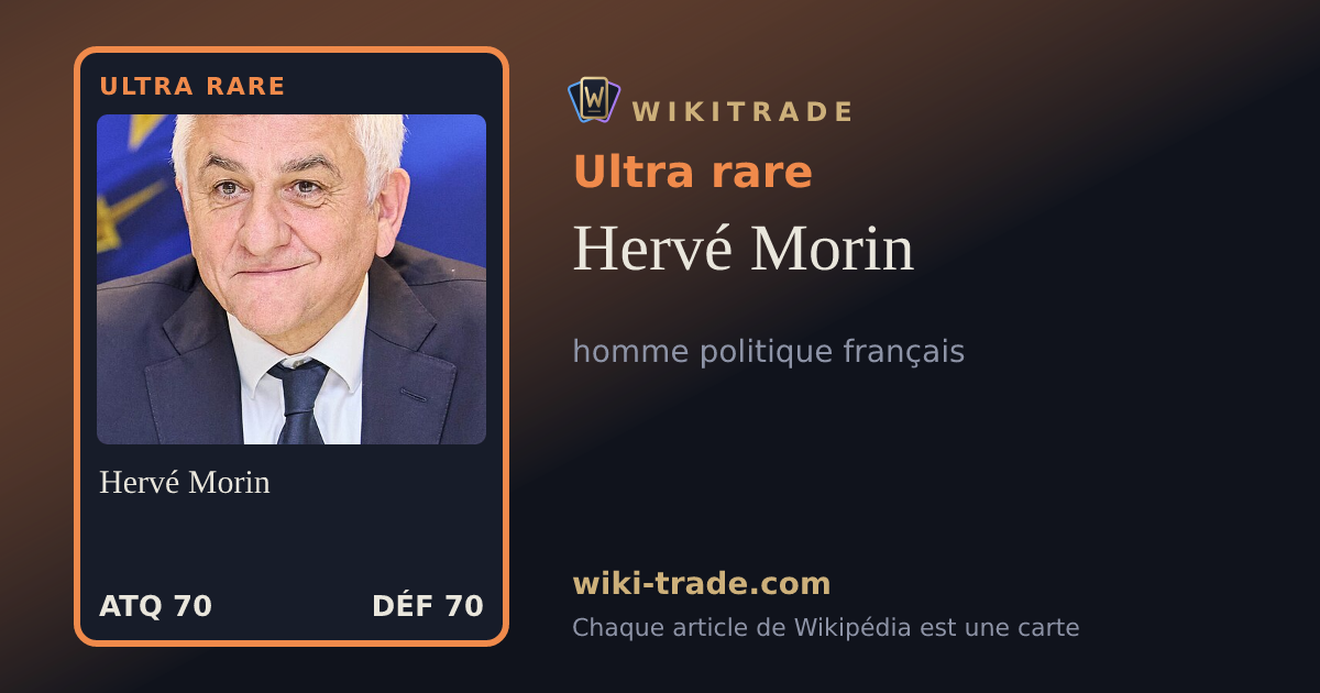 Hervé Morin — carte Ultra rare