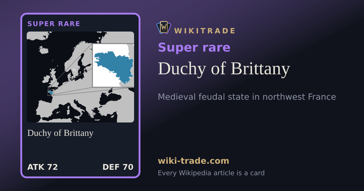 Duchy of Brittany — Super rare card
