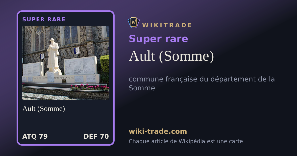 Ault (Somme) — carte Super rare