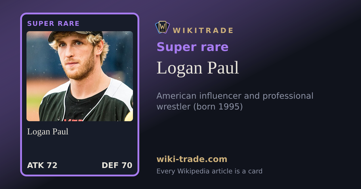 Logan Paul — Super rare card