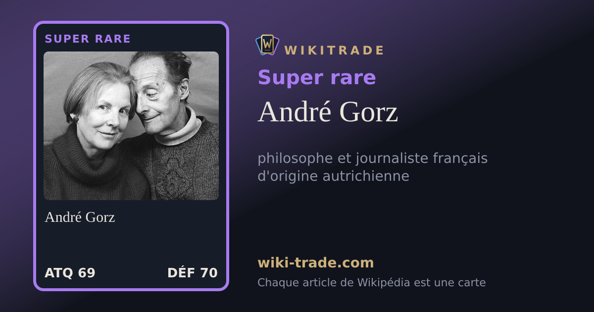André Gorz — carte Super rare