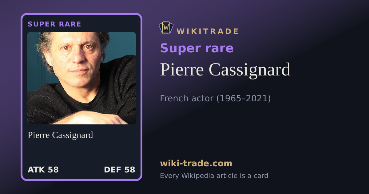 Pierre Cassignard — Super rare card