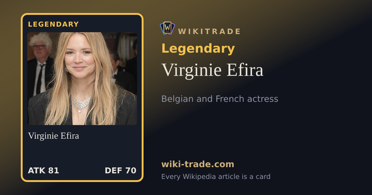 Virginie Efira — Legendary card