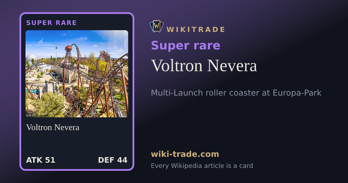 Voltron Nevera — Super rare card