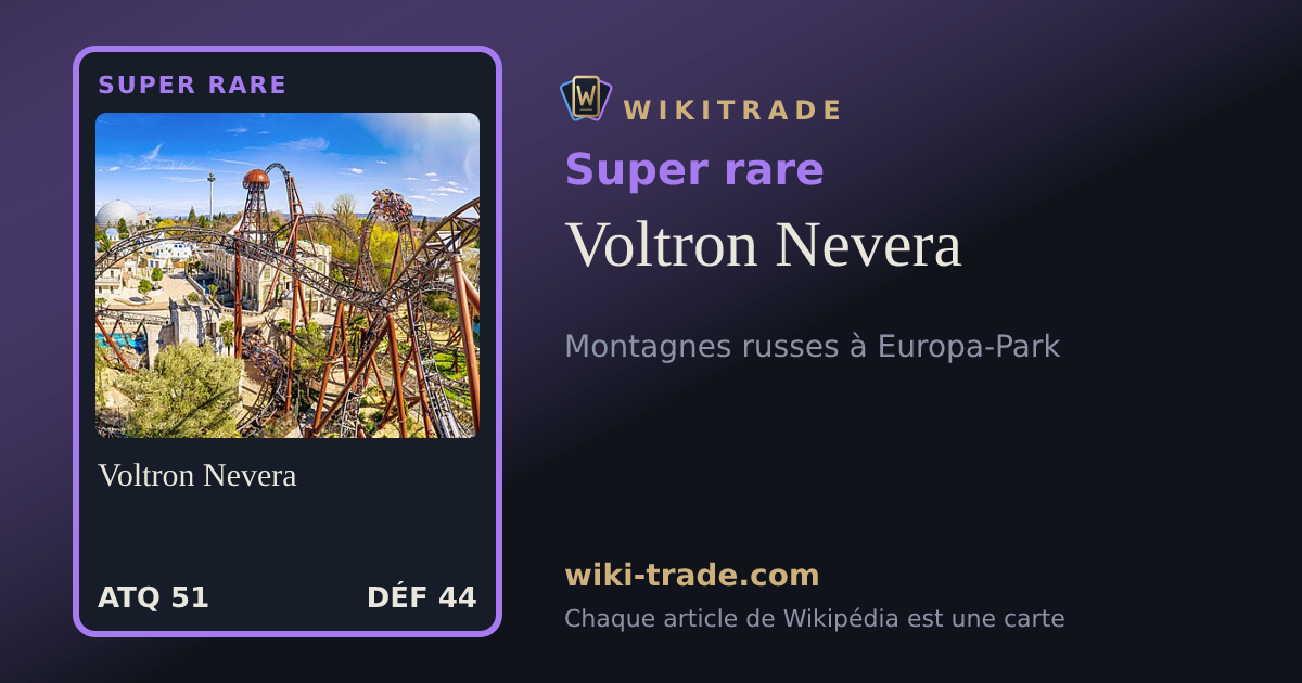 Voltron Nevera — carte Super rare