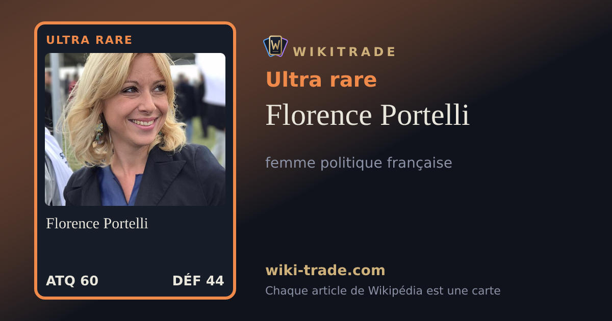 Florence Portelli — carte Ultra rare