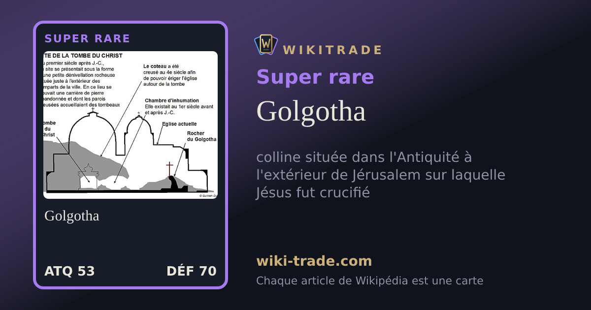 Golgotha — carte Super rare