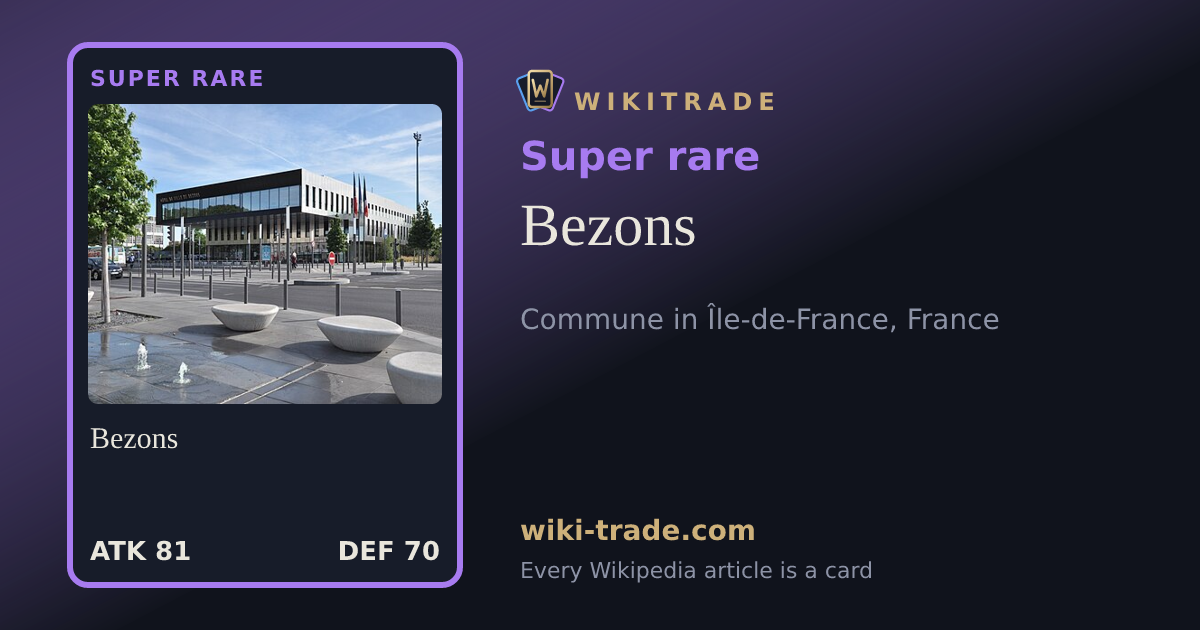Bezons — Super rare card