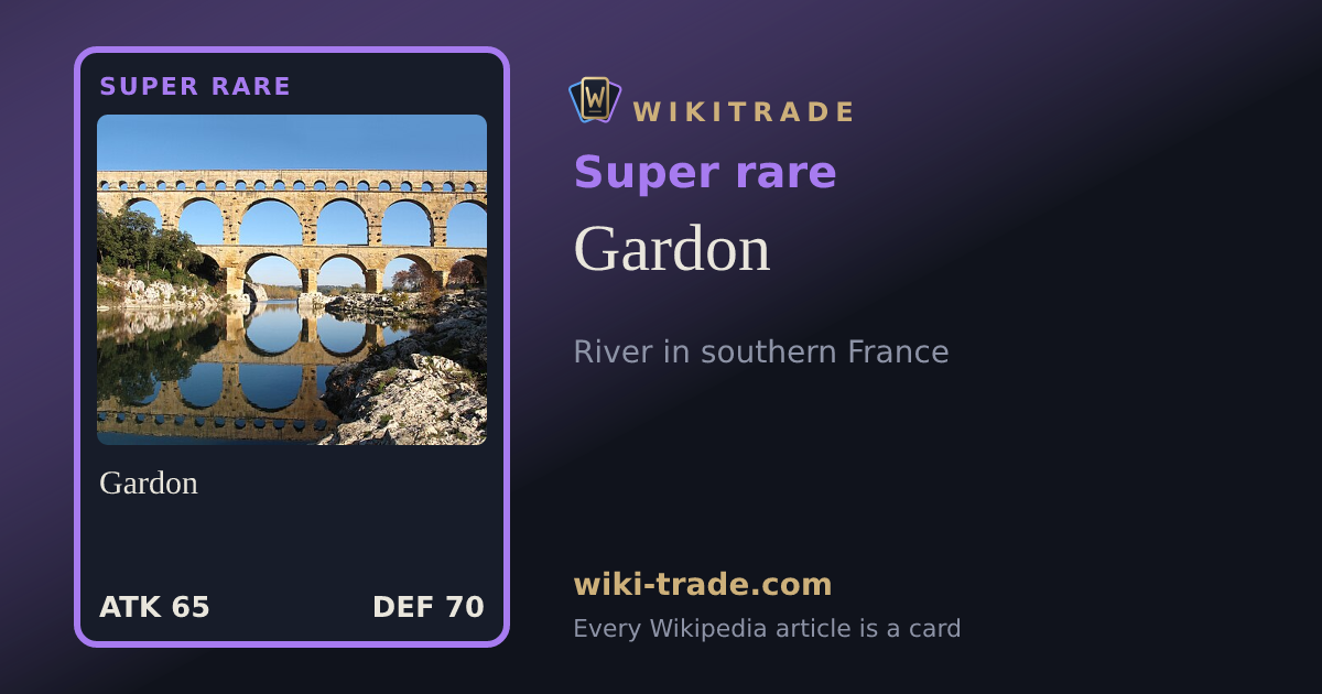 Gardon — Super rare card