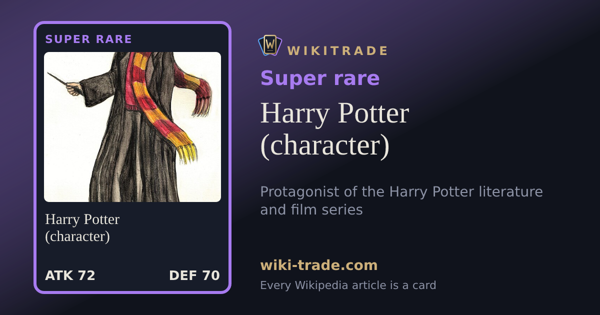 Harry Potter (character) — Super rare card