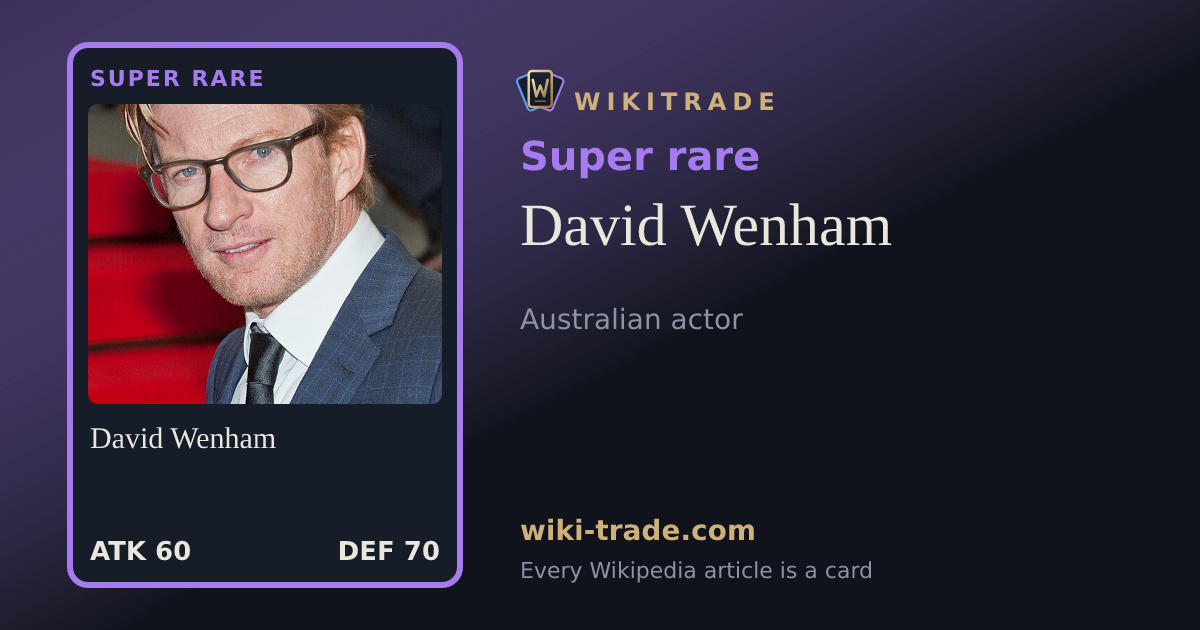 David Wenham — Super rare card