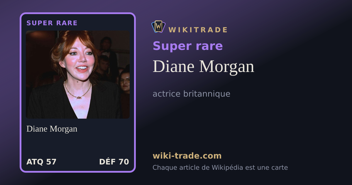 Diane Morgan — carte Super rare