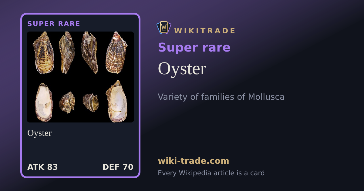 Oyster — Super rare card