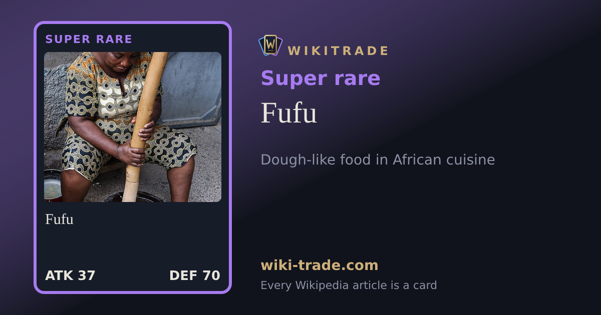 Fufu — Super rare card