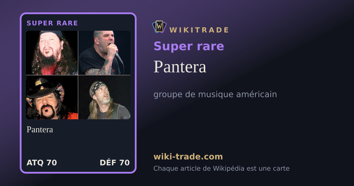 Pantera — carte Super rare