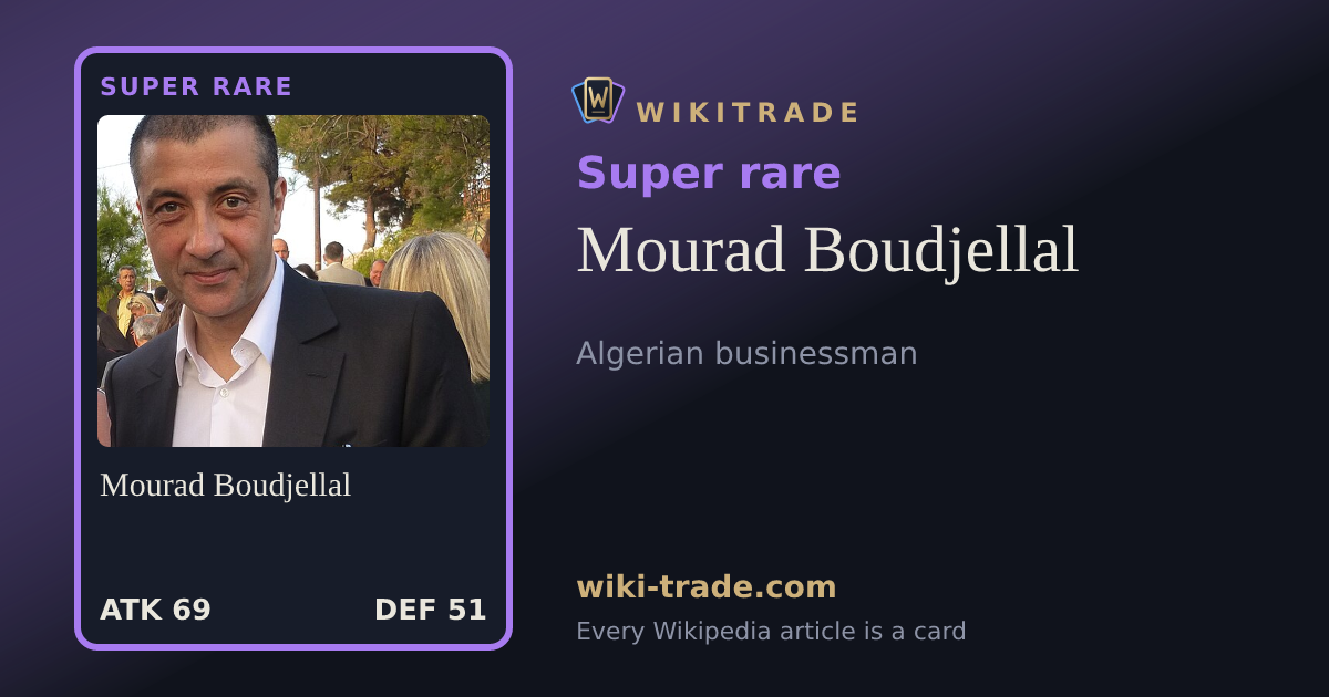 Mourad Boudjellal — Super rare card