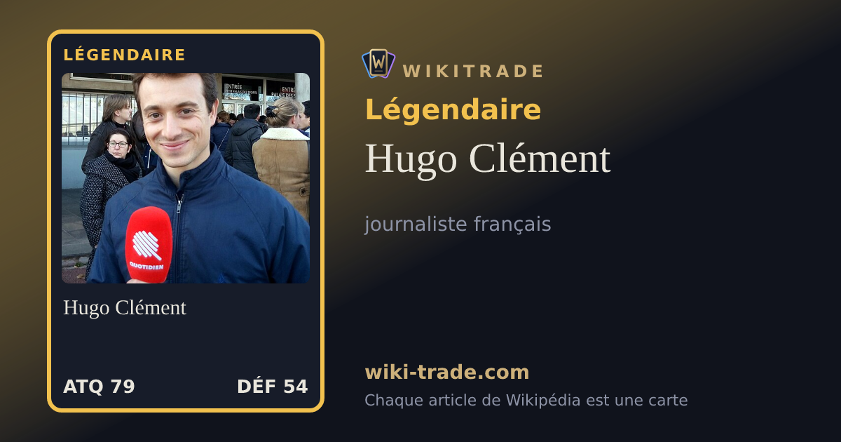 Hugo Clément — carte Légendaire