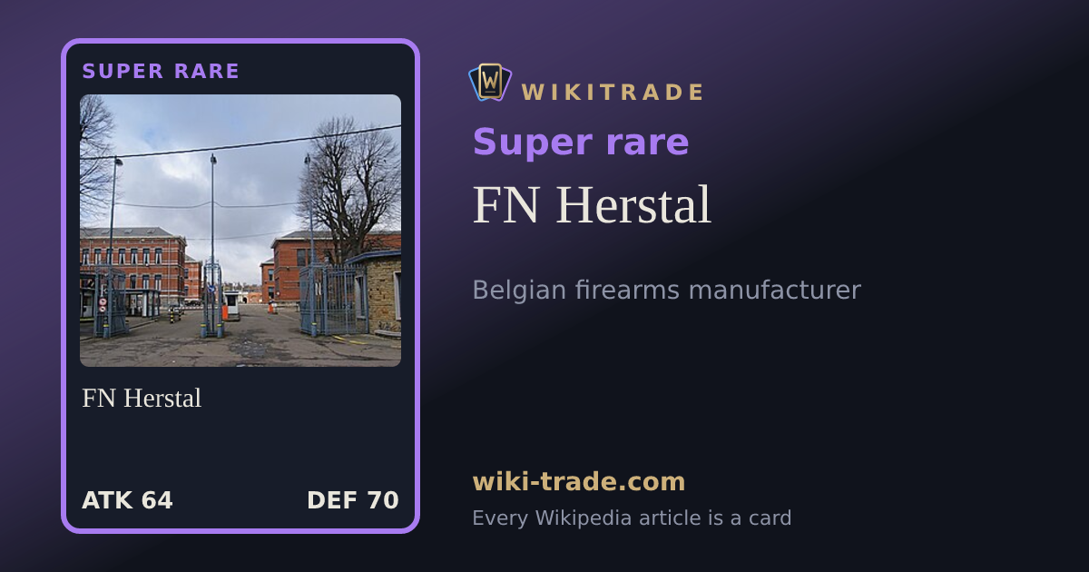 FN Herstal — Super rare card