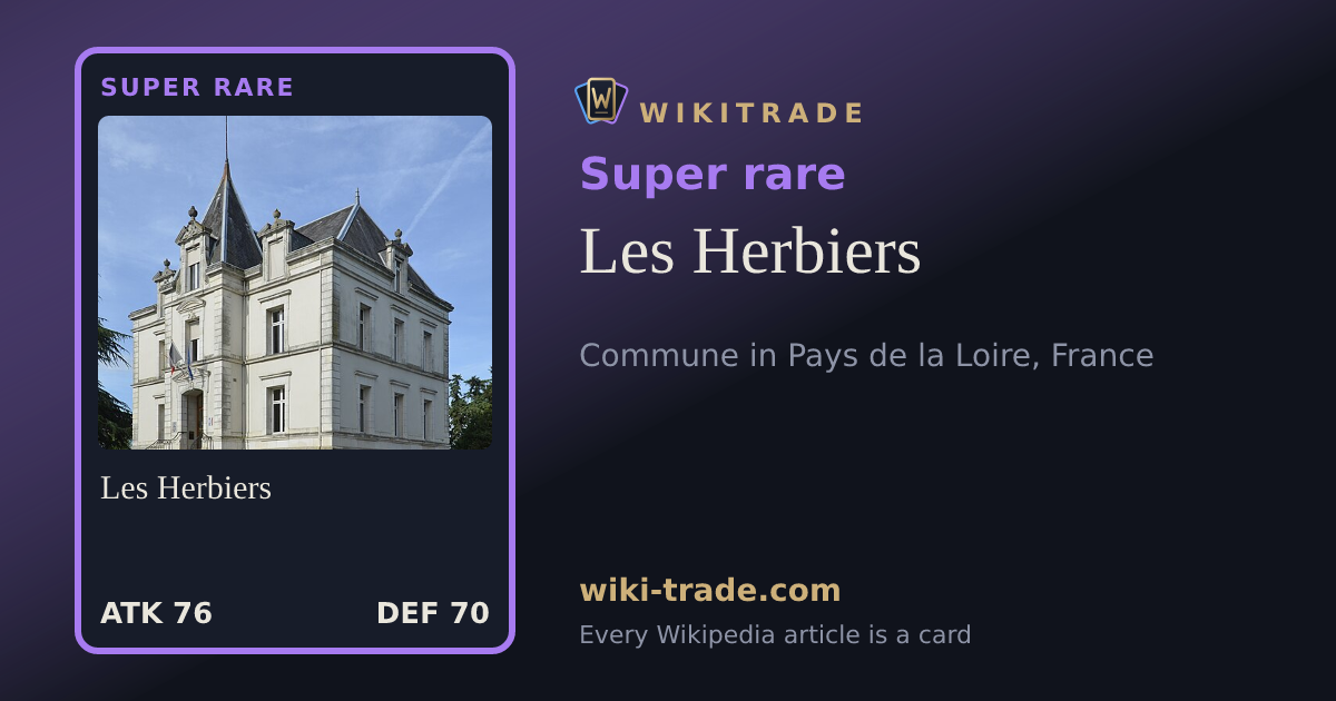 Les Herbiers — Super rare card