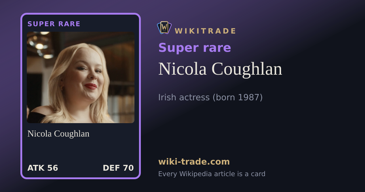 Nicola Coughlan — Super rare card