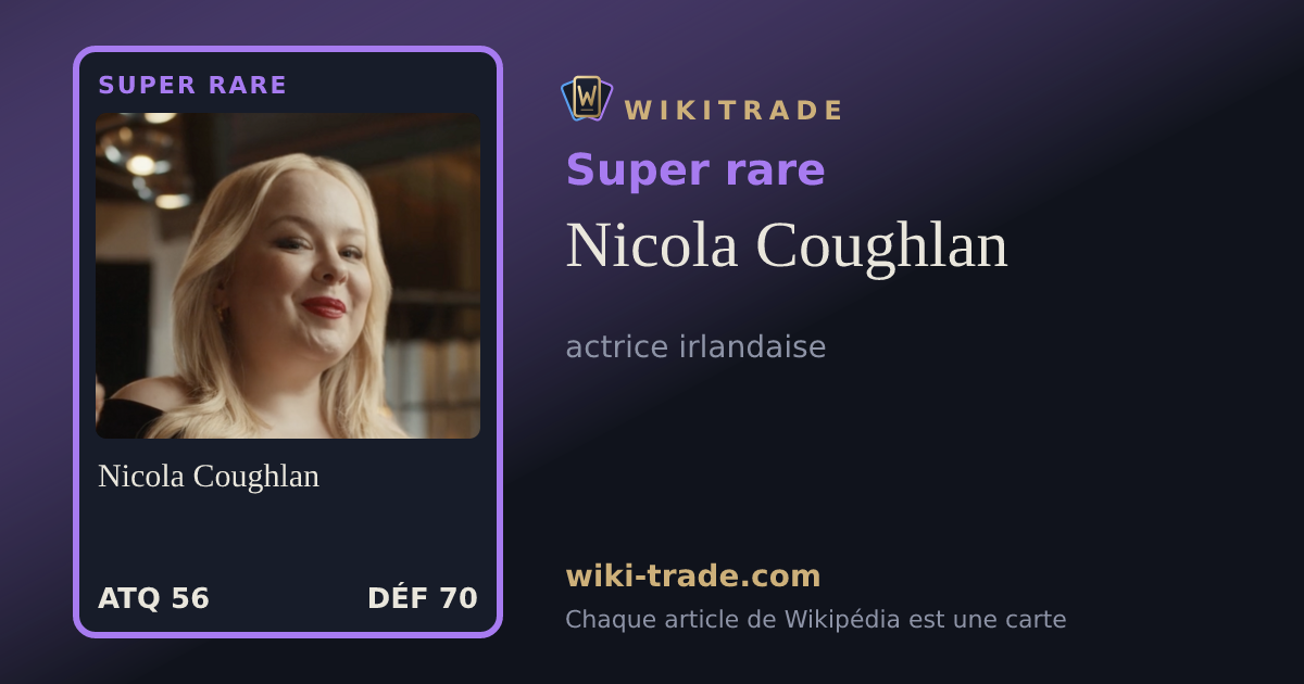 Nicola Coughlan — carte Super rare