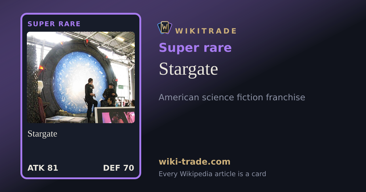 Stargate — Super rare card