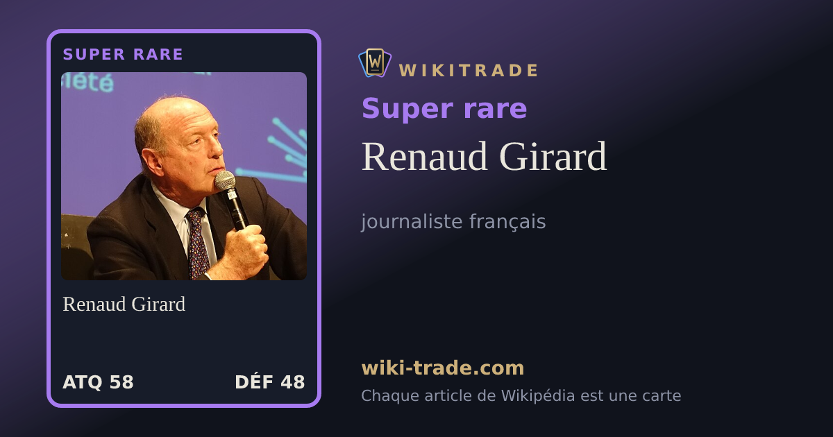 Renaud Girard — carte Super rare