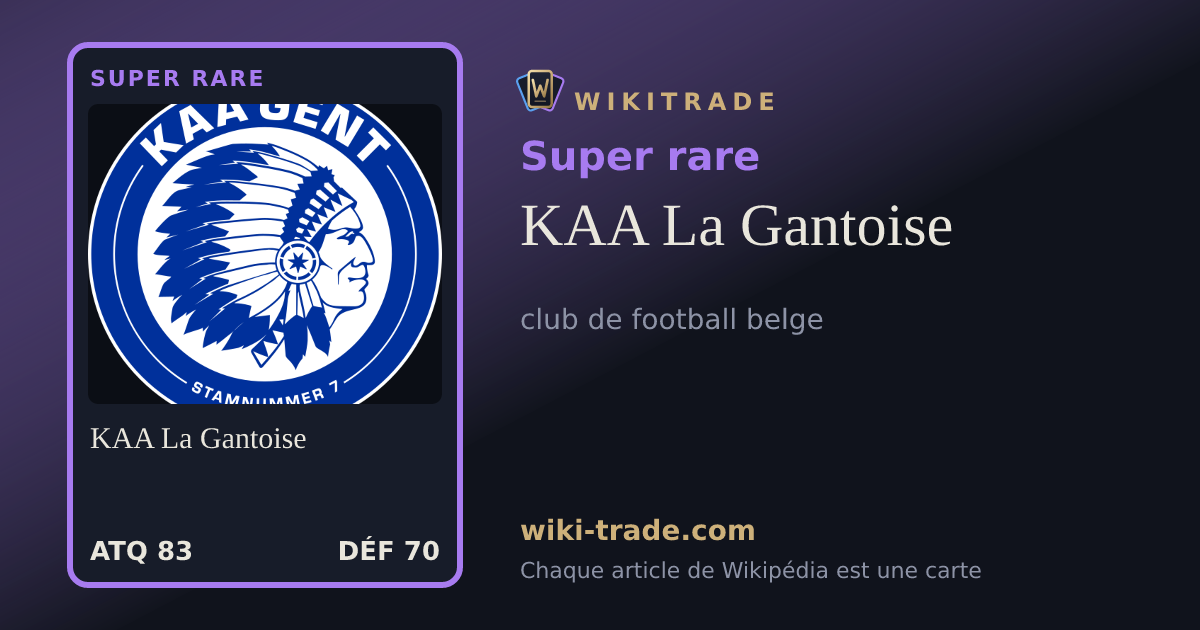 KAA La Gantoise — carte Super rare