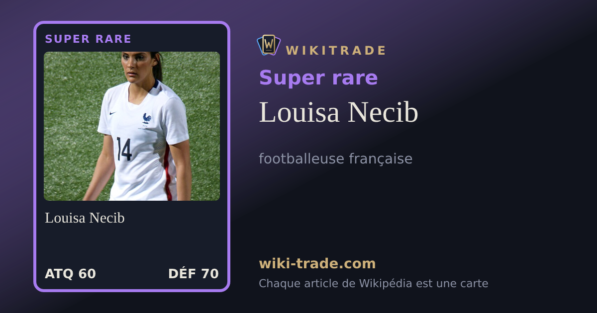 Louisa Necib — carte Super rare