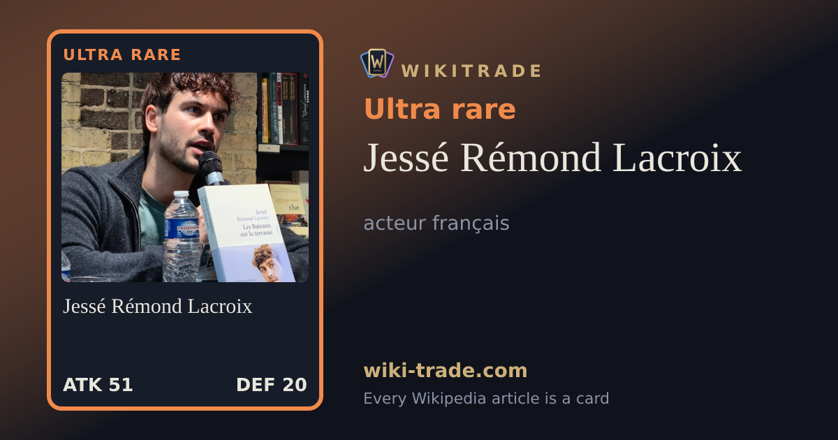 Jessé Rémond Lacroix — Ultra rare card